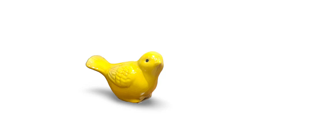 Home Studio Chirpy Charm - Ceramic Bird Figurine Collection 4 Pieces