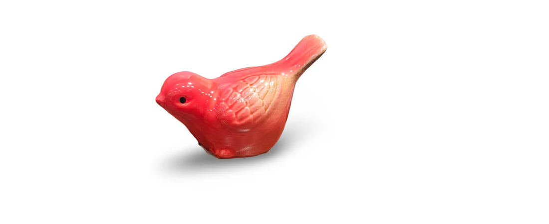 Home Studio Chirpy Charm - Ceramic Bird Figurine Collection 4 Pieces