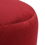 Velvet Ottoman Pouffe Stool for Living Room – 16x16x18 Inch Pouffe for Sitting, Footrest, Dressing Table & Home Decor