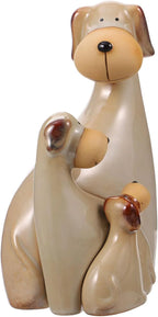 Home Studio Doggo Delight Decor – Set of 3 Quirky Dog Figurines | Paw-some Home Decor for Dog Lovers
