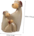 Home Studio Doggo Delight Decor – Set of 3 Quirky Dog Figurines | Paw-some Home Decor for Dog Lovers