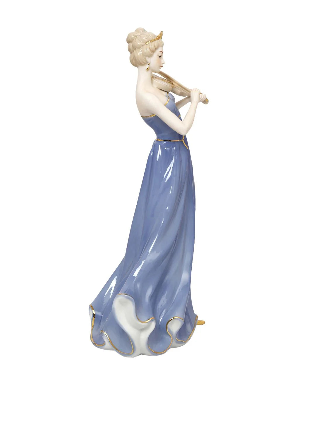 Home Studio | Antique-Inspired Porcelain Beauty – Victorian Lady Statue | Elegant Porcelain Decor (33.5 cm)  Product Description:  Step