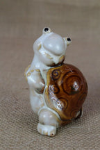 Home Studio | Smiley Turtles Figurine Set – 4 Pieces | Cute & Quirky Turtle Decor