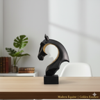 Decorative Modern Geometric Horse Head Sculpture  Candel Holder By Home Studio