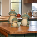 Home Studio | The Froggy Family – Set of 3 Adorable Frog Figurines | Cute & Playful Decor for Kids and Families