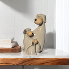 Home Studio Doggo Delight Decor – Set of 3 Quirky Dog Figurines | Paw-some Home Decor for Dog Lovers