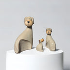 Home Studio Doggo Delight Decor – Set of 3 Quirky Dog Figurines | Paw-some Home Decor for Dog Lovers