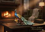 Luxury Peacock Statue – Premium Handcrafted Decorative Statue for Home & Office