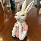 Home Studio | The Blush Bunnies: Rabbit Family Figurine Set – Decorative Item