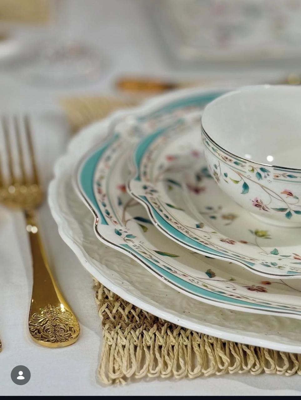 Fluer de Inde 23Pcs Dinner Set