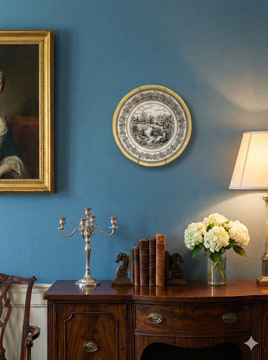 English Decorative Wall Plate - 10"