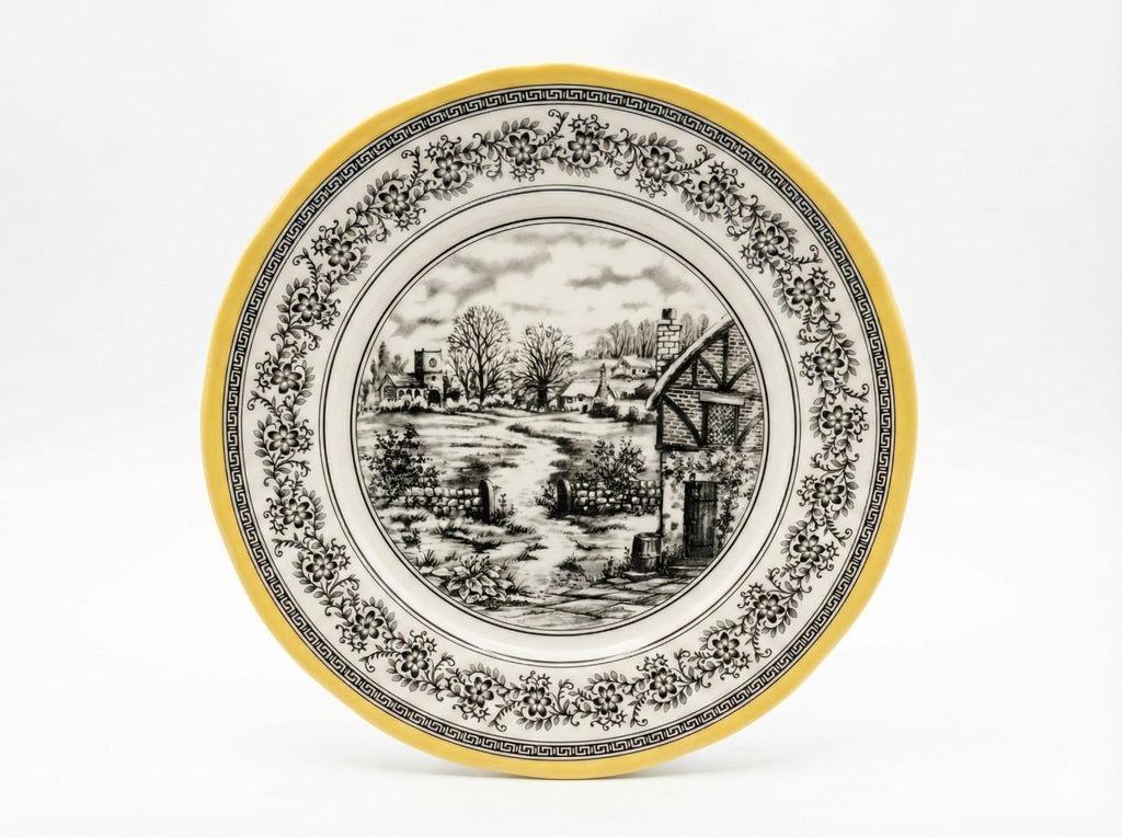 English Decorative Wall Plate - 10"