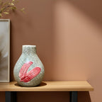 Home Studio | The Crimson Quill Ceramic Vase Decorative Item