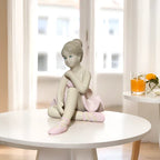 Home Studio | Graceful Ballerina Figurine – Small Pink | Porcelain Ballet Decor (10 cm)