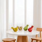 Home Studio Chirpy Charm - Ceramic Bird Figurine Collection 4 Pieces