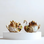 Home Studio Ceramic Duck Set – Decorative Storage Ducks (Set of 2) | Multi-Purpose Home Decor