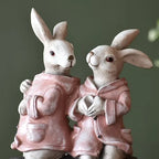 Home Studio | The Bunny Tales: The Cozy Companions Series Figurine – Pink Decorative Item